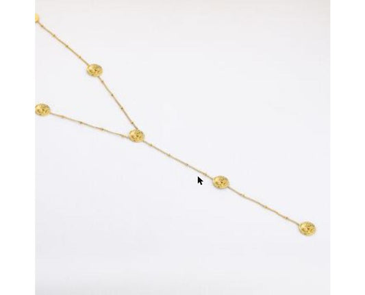 Y ketting met coins